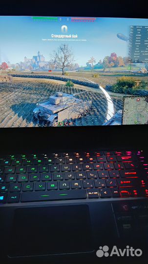 Игровой ноутбук msi GP66 leopard. rtx3070