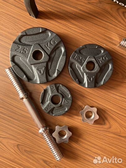 Разборная гантеля 10кг