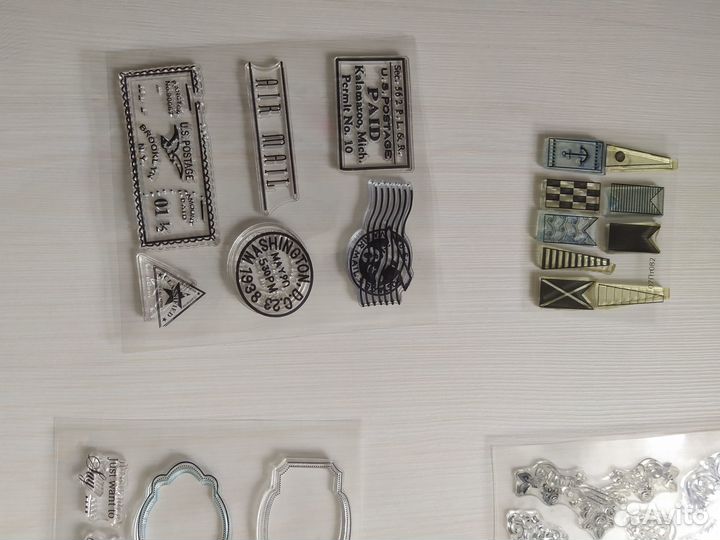 Силиконовые штампы для скрапбукинга