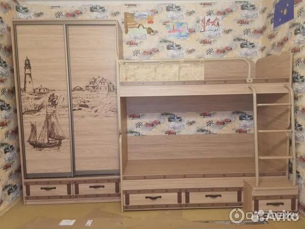 Кровать двухъярусная Корсар-6