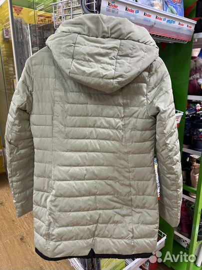 Куртка демисезонная удлиненная для девушки 42