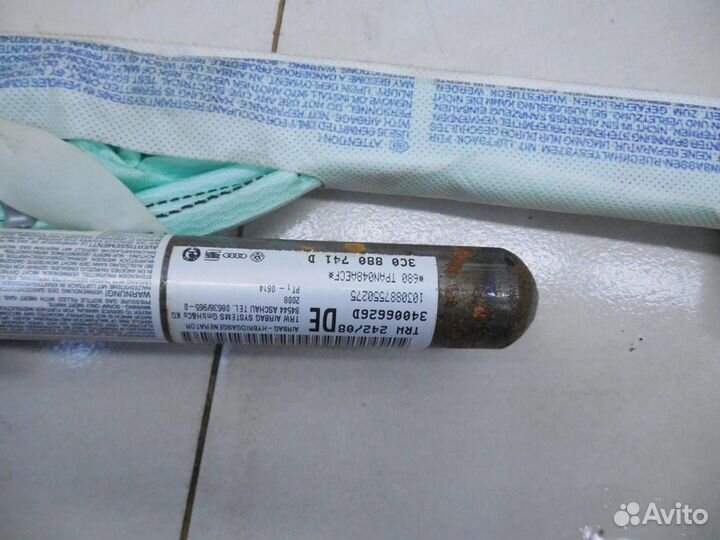 Подушка безопасности боковая (шторка) Passat B6 20