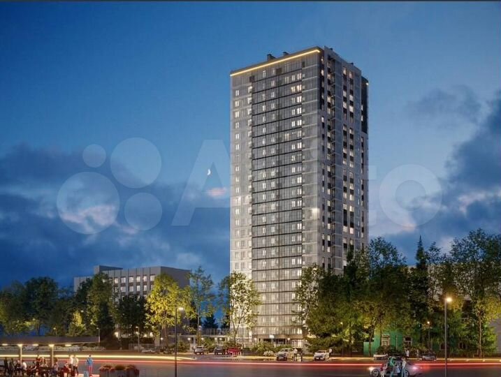 Квартира-студия, 30,7 м², 10/25 эт.