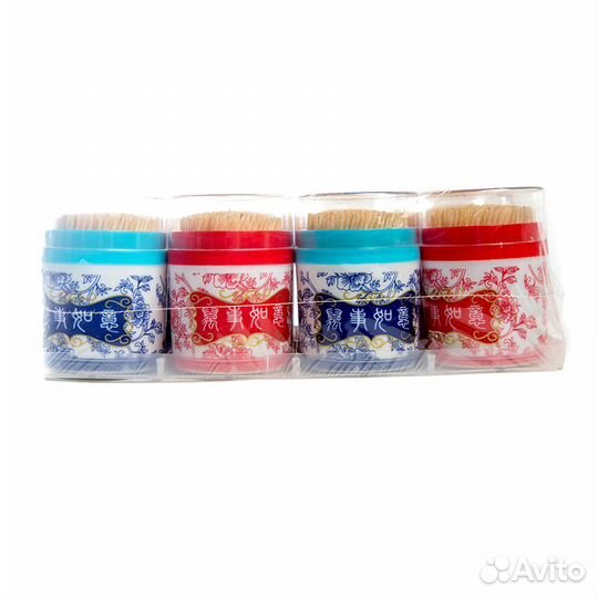 Зубочистки цветные с\к (12шт) оптом
