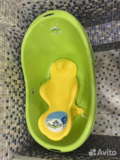 Детская ванночка для купания с горкой