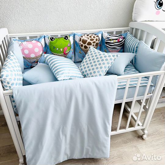 Комплект в кроватку Мультяшки