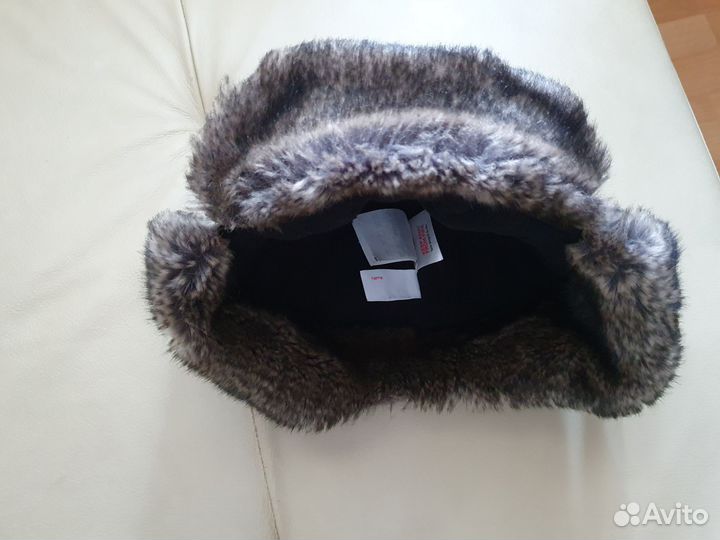 Шапка ушанка зимняя ReimaTec 56см (7-12л)