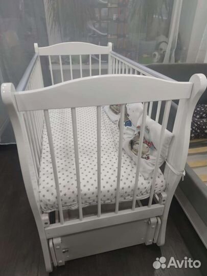 Кровать детская из массива березы Можга Уралочка