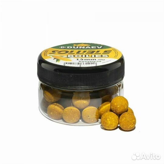 Бойлы dunaev Пылящие 14мм Кукуруза (50г) 35шт