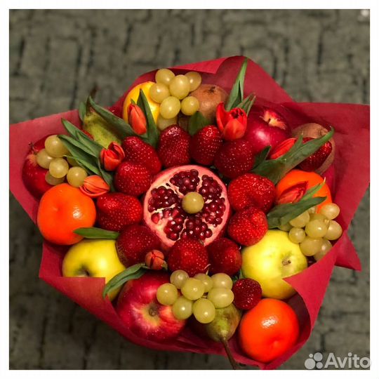 Съедобные букеты из фруктов на день рождения