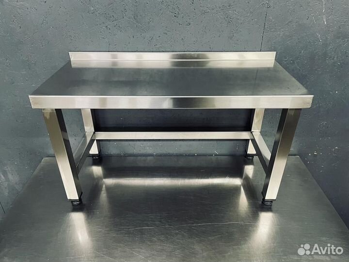 Полка настольная из нерж 80 см