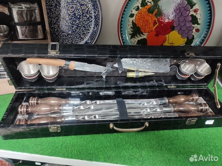 Подарочный набор шампуров в кейсе