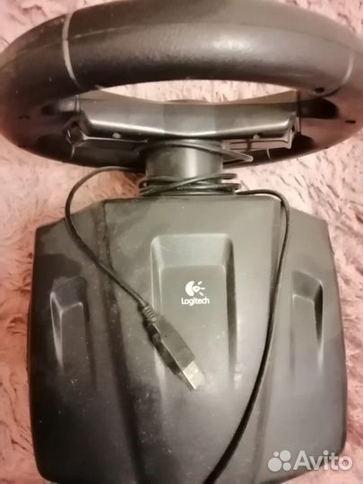 Игравой руль. Logitech formula vibration