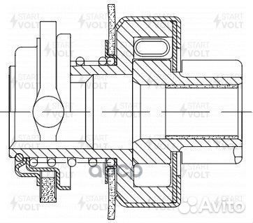 Бендикс стартера Volkswagen Passat (88) 1.8I