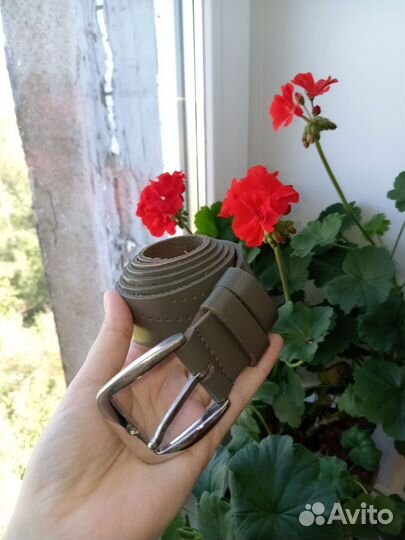 Ремень кожаный женский