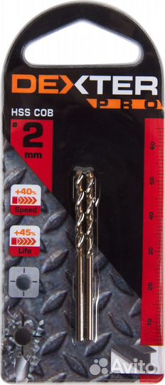 Сверло по металлу HSS-Co 2х49 мм Pro 113-01406