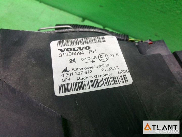 Фара правая volvo V50