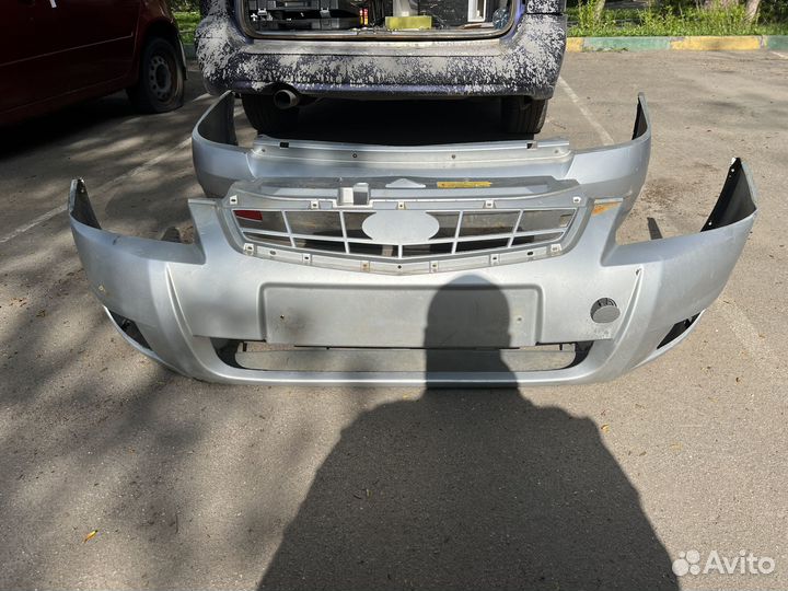 Передний бампер на приору