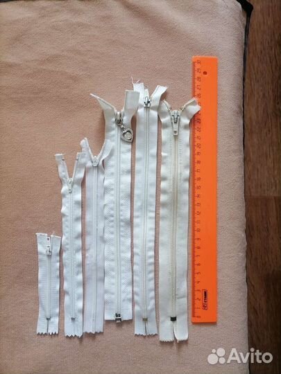 Застёжка молния, несколько штук