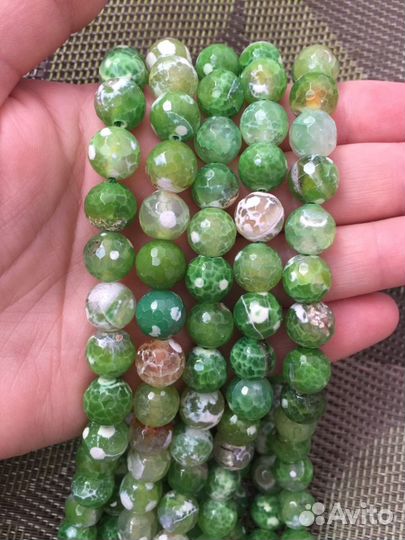 Бусины натуральные Агат 10-12 мм