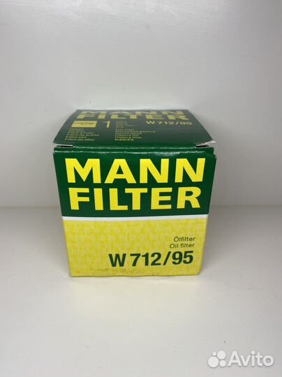 Фильтр Масляный mann-filter W712/95 VAG 1.2/1.4TSI
