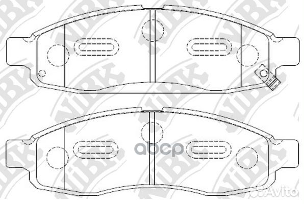 Колодки тормозные infinity QX56 -06 перед. PN04