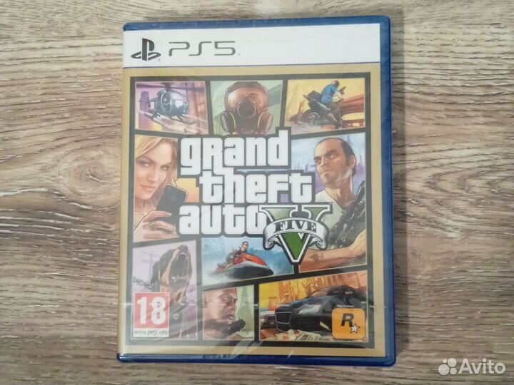 Диск для ps5: GTA 5