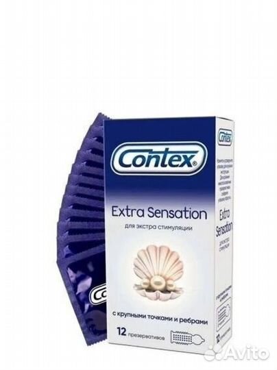 Презервативы contex extra sensation 12