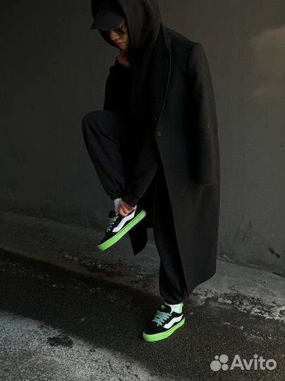 Vans Knu skool pop outsole green