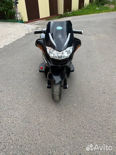 Электромотоцикл детский на аккумуляторе BMW, элект