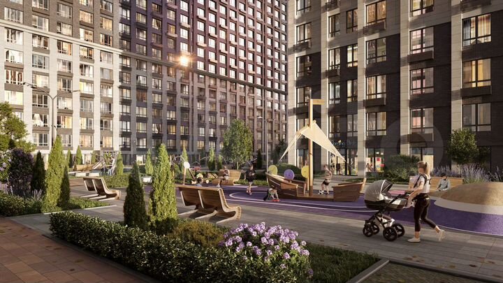 2-к. квартира, 60,1 м², 17/25 эт.