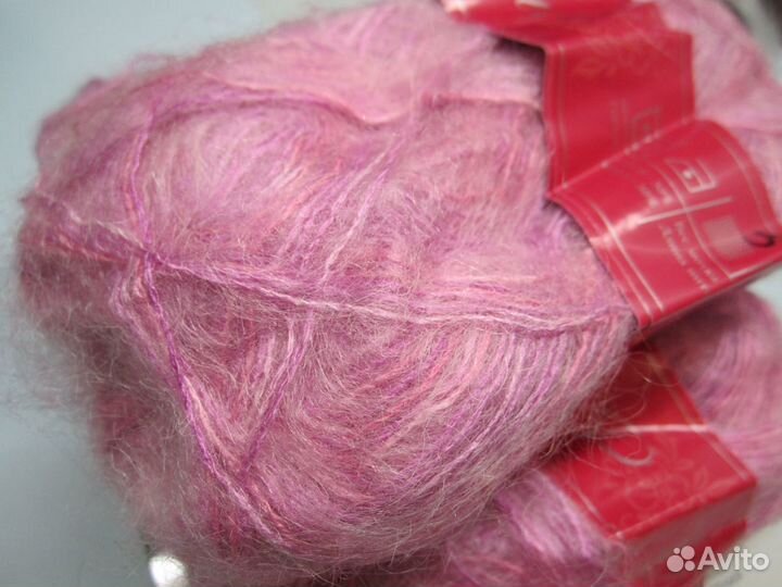 Пряжа нитки для вязания мохер Италия