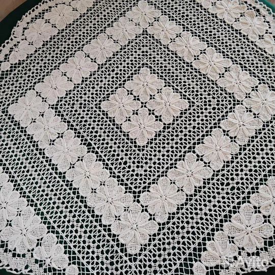 Скатерть вязаная