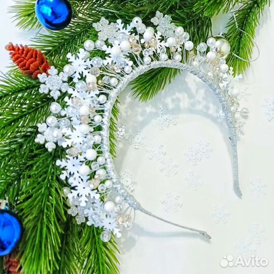 Новогодний ободок 