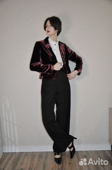 Бархатный пиджак женский