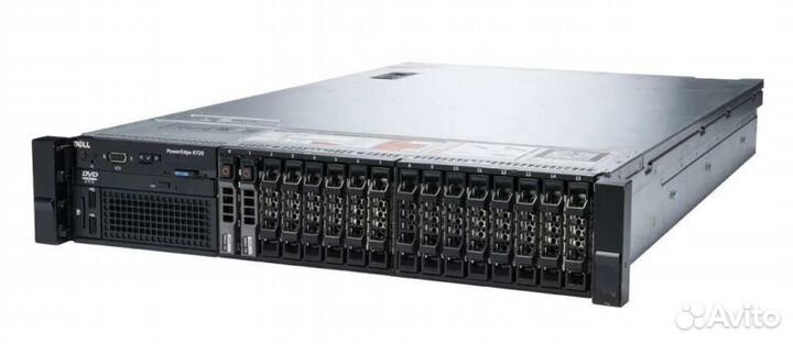 Сервер 2U dell PowerEdge R720 x2 Xeon E5-2690V2/2