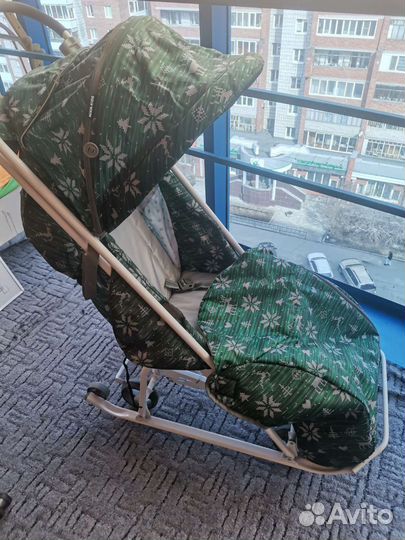 Санки коляска ника3-1