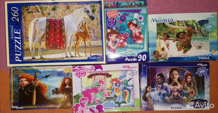 Пазлы разные
