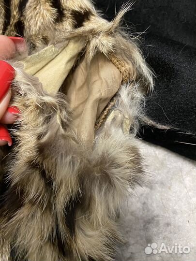 Меховая куртка под леопарда бренда DUO BY harmanli