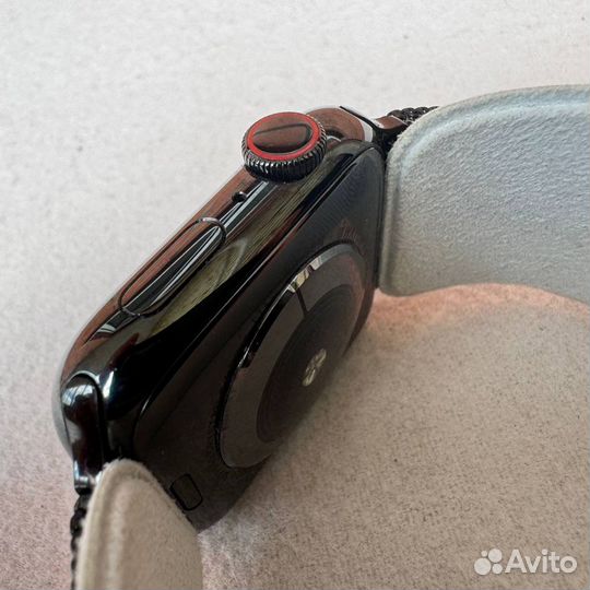 Apple watch 4 44 mm Stainless steel(идеал, 100 акб