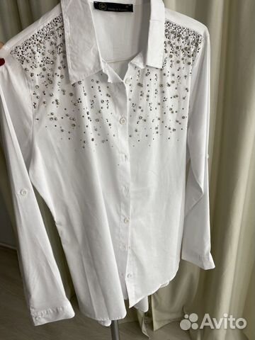 Женские белые рубашки офис объявление продам