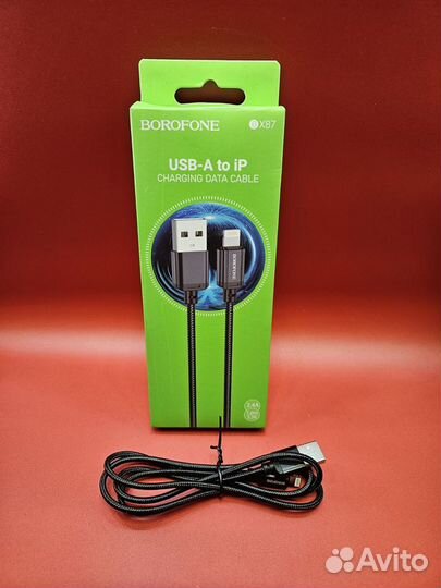 Кабель USB Lightning Borofone BX87 / Чёрный