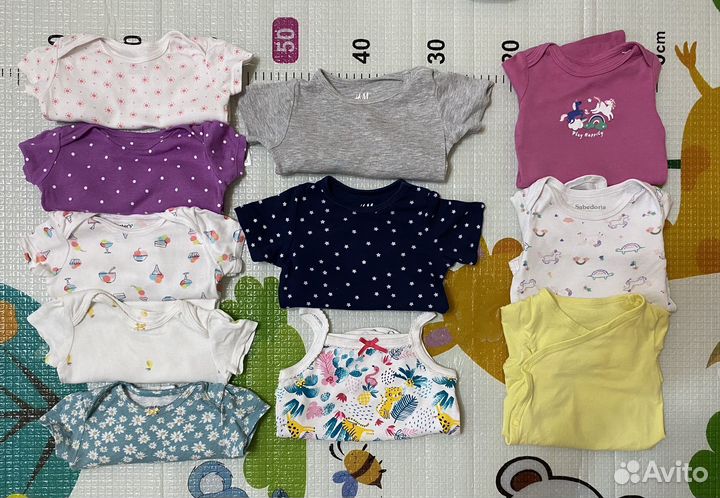 Боди пакетом carter's hm 68+платья