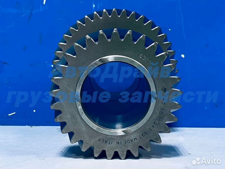 Шестерня кпп тройная Рено зубья 29х22х41 шт