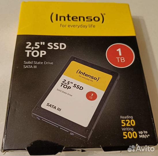 Новый жёсткий диск Intenso SSD 2.5