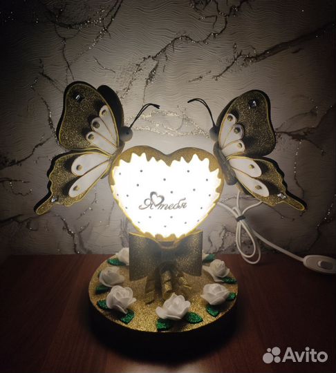 Ночник сердце