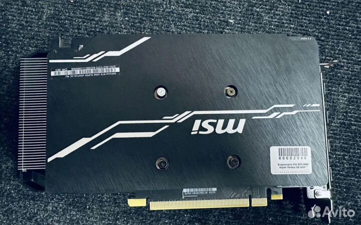 Видеокарта MSI GeForce RTX 2060 8GB