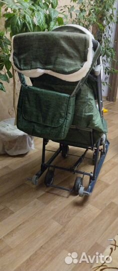 Детские санки коляска ника 7 8