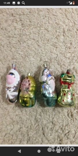 Елочные игрушки СССР