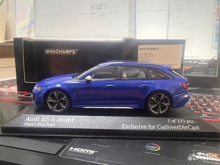 1/43 Minichamps Audi RS6 Avant C8 1of333